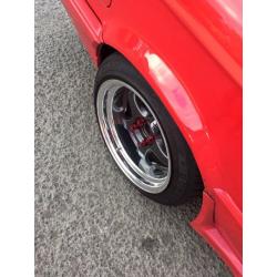 Work Meister S1R custom 4x100 stance drift slammed