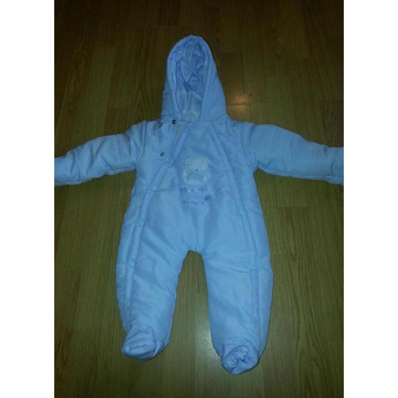 3-6months baby wintersuit pramsuit