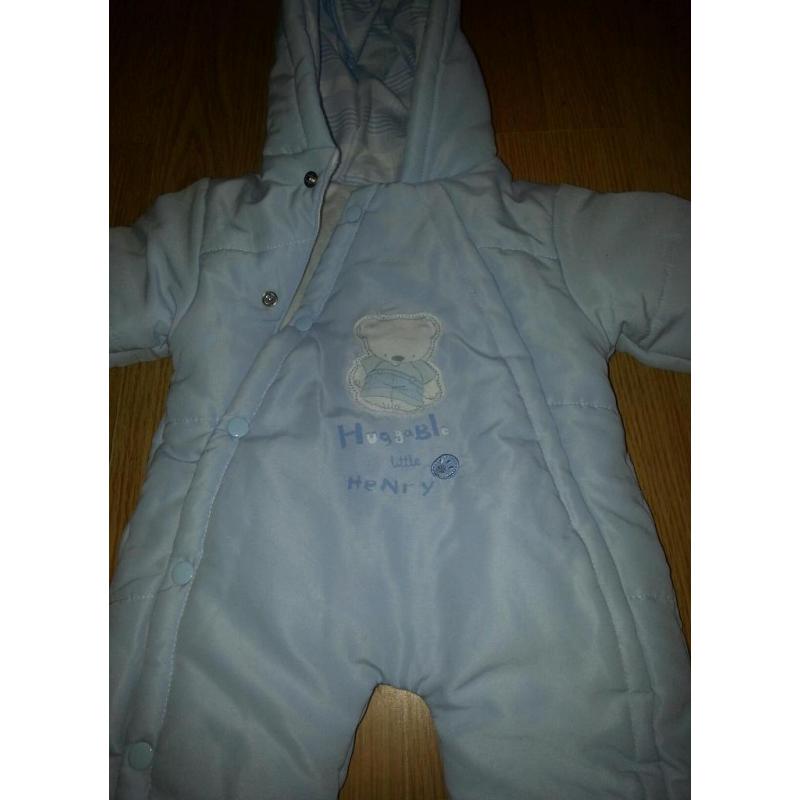 3-6months baby wintersuit pramsuit
