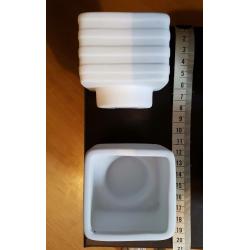 White tea light holders