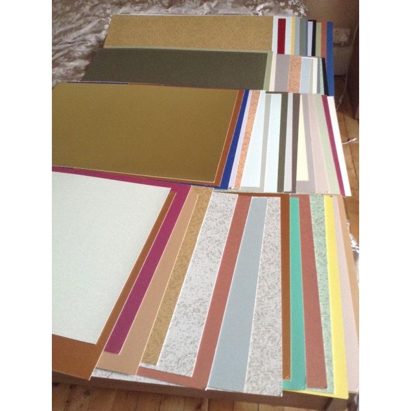 Colourmount mount board 55 pcs -approx 560mm x 800mm
