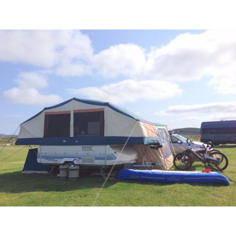 Trailer Tent / Folding Camper Conway Cruiser 6 berth with full awning and storage tent + extras