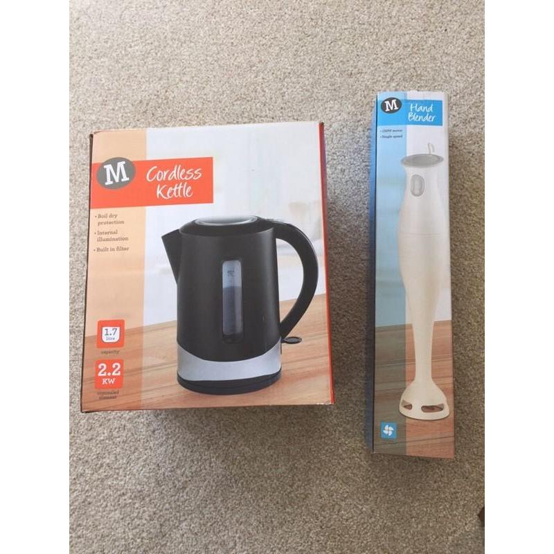 Morrisons Kettle and Hand Blender