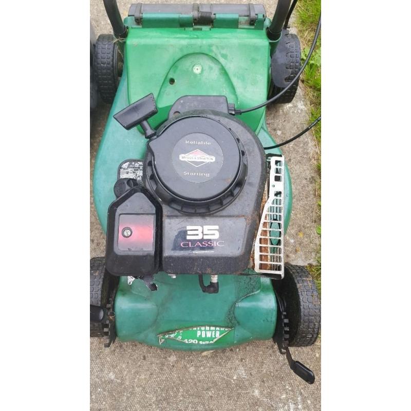 Petrol lawnmower
