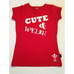Cute & Welsh red t-shirt