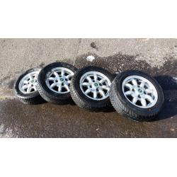 ***FOR SALE 4 X ORIGINAL MINI ALLOY WHEELS***