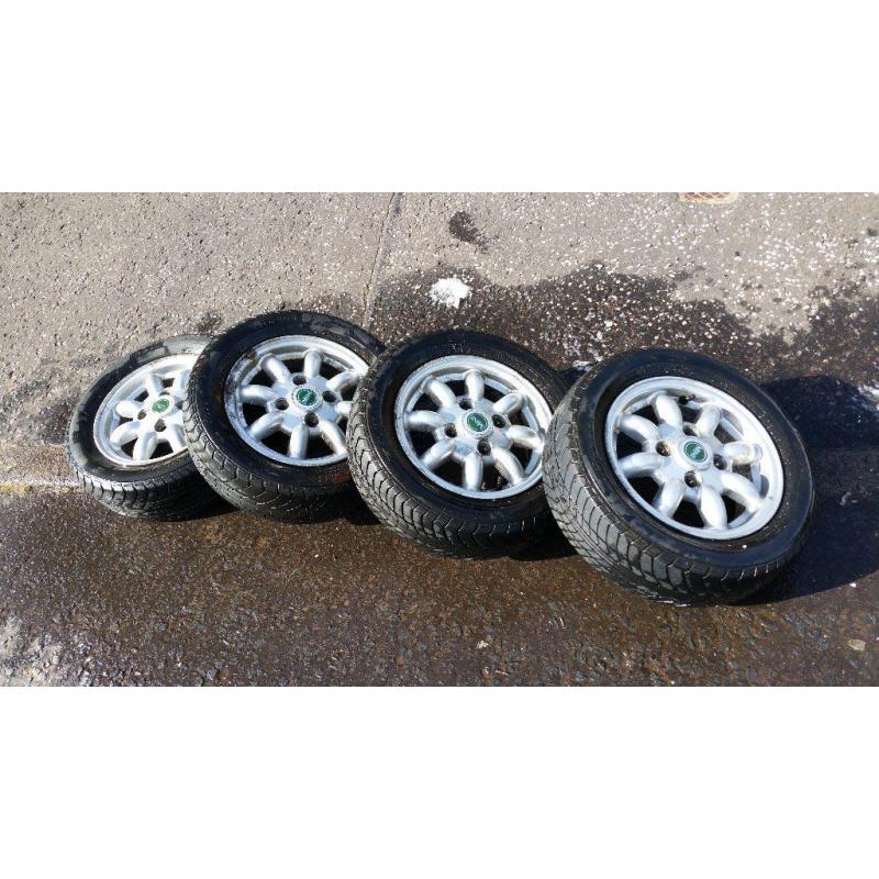 ***FOR SALE 4 X ORIGINAL MINI ALLOY WHEELS***