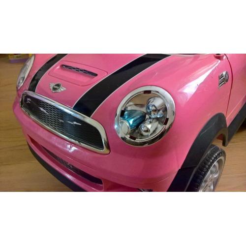 Mini Cooper Pink push along