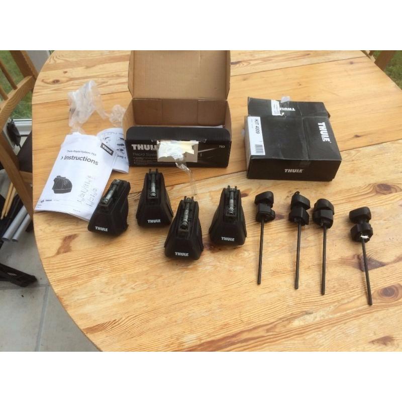 Thule fixing system - 753 and locks 4009