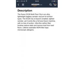 Dyson DC 26 multi floor