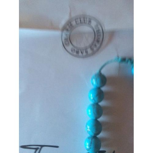 Turquoise Thomas Sabo bracelet and squid charm