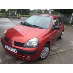 RENAULT CLIO 1.2 LOW MLS FULL SERVICE HISTORY