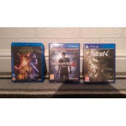 Uncharted 4 PS4 / Fallout 4 PS4 / Star-Wars 7 - The Force Awakens Blu-Ray Bundle / Glasgow