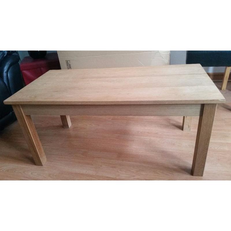 Oak Coffee Table .