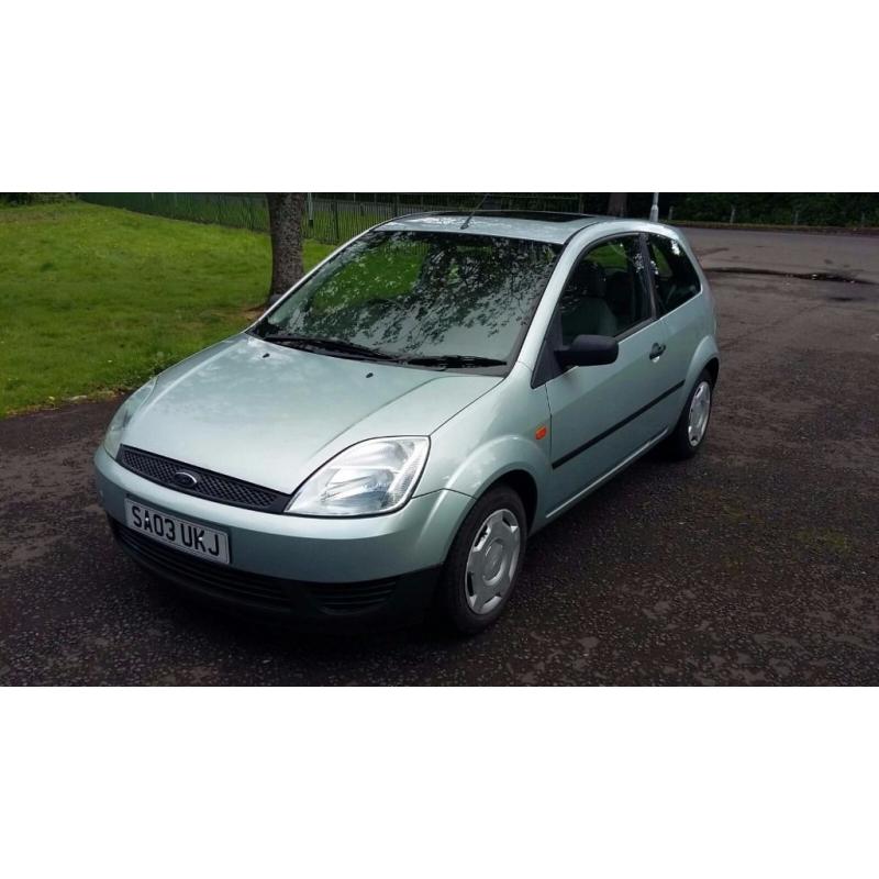 Ford Fiesta Finesse 1242cc 03 Plate 88000 Miles **MOT AUGUST 2017**