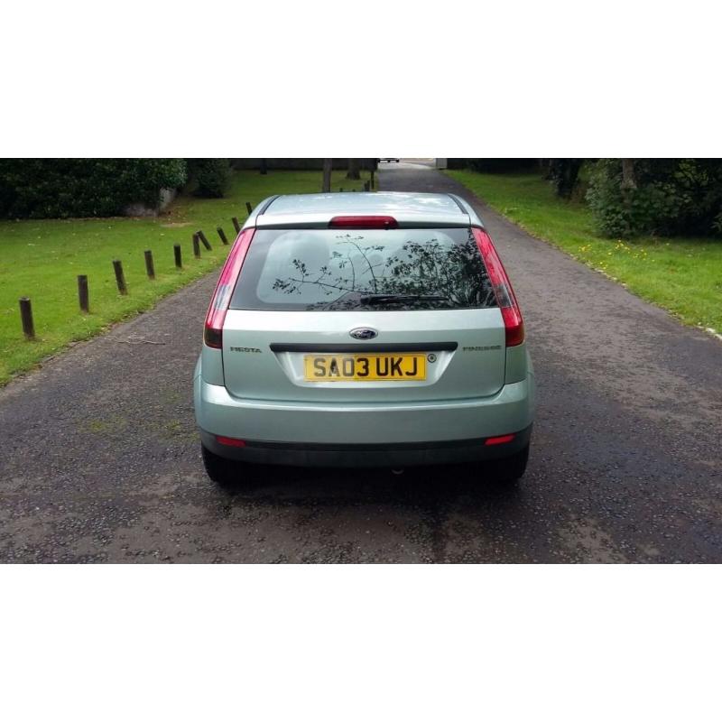 Ford Fiesta Finesse 1242cc 03 Plate 88000 Miles **MOT AUGUST 2017**