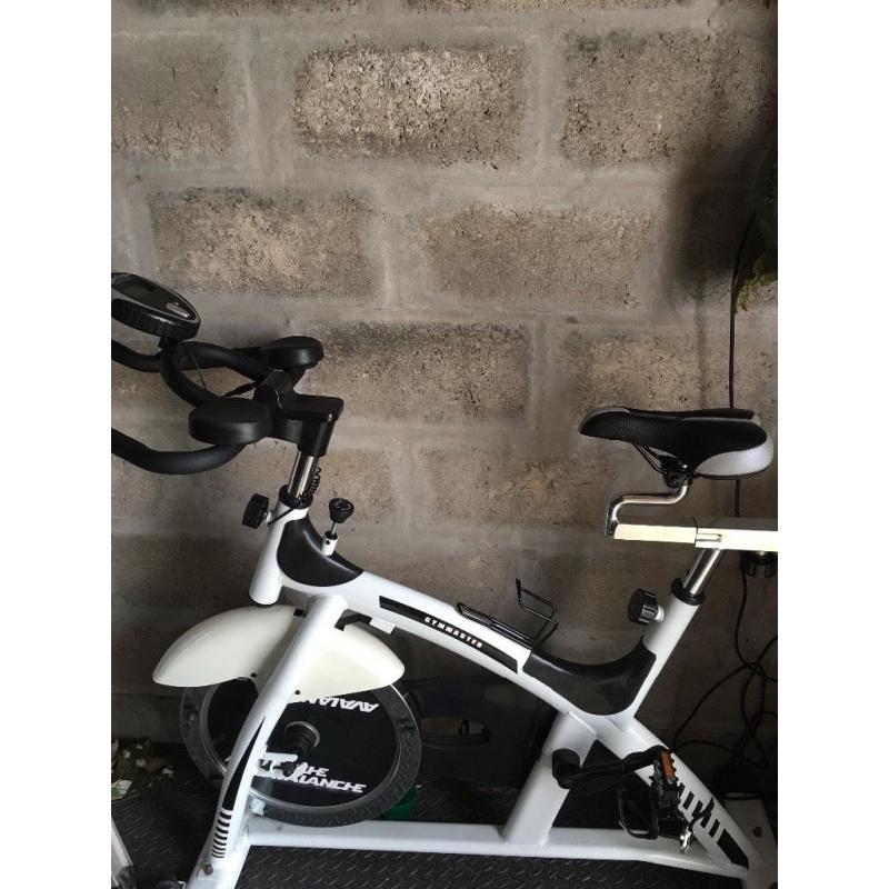 Gym Master Avalanche SPIN Bike - 18kg Flywheeel - Semi Professional
