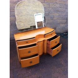 Absolutely stunning 1960s dressing table and mirror