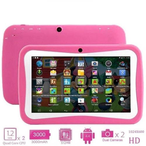 7" ANDROID EDUCATIONAL TABLET PC 4.4 FOR CHILDREN KIDS, 8GB, DUAL CAM, BLUETOOTH, WIFI. NEW ONE
