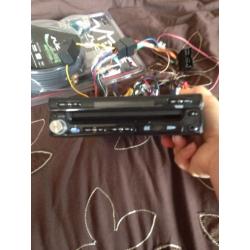 Incar DVD player with remote control