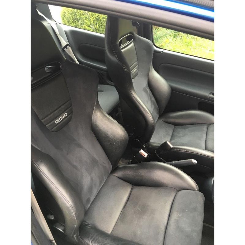 Renault Clio 182 Sport. 16 inch Speedline Turini alloys and Recaro seats.MOT until Aug 2017