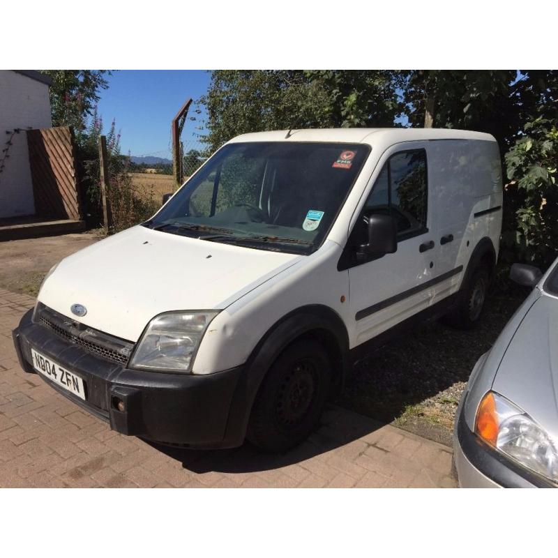 Trade Van to Clear 2004 Ford Transit Connect White Tdci 170k LONG MOT 2017 ready to work