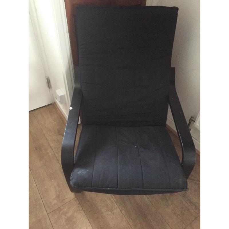 Relaxing black chair
