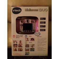 V tech kidizoom duo camera pink (BNIB)