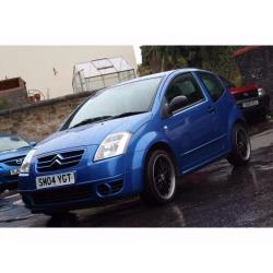 2004 Citroen C2 GT 1.6 i 16v GT Hatchback 3dr Petrol Metallic Blue RARE