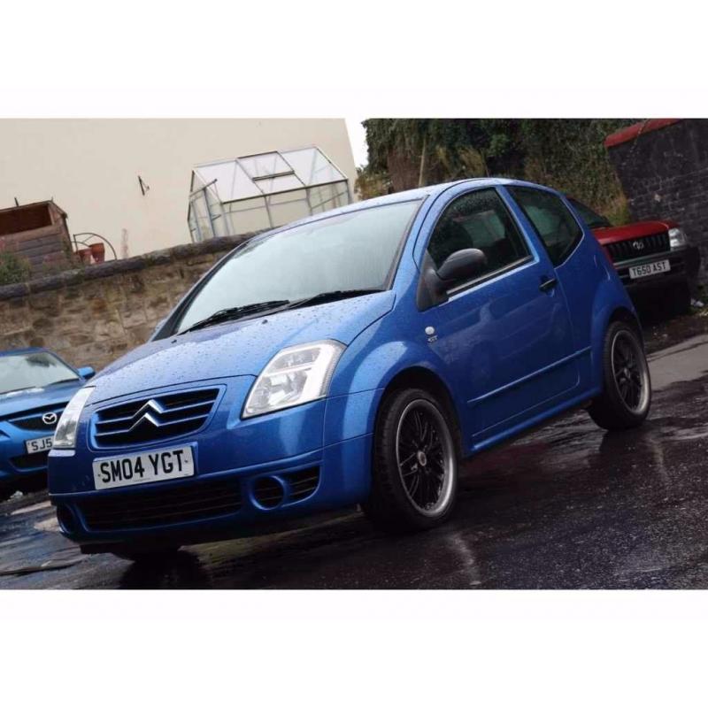 2004 Citroen C2 GT 1.6 i 16v GT Hatchback 3dr Petrol Metallic Blue RARE