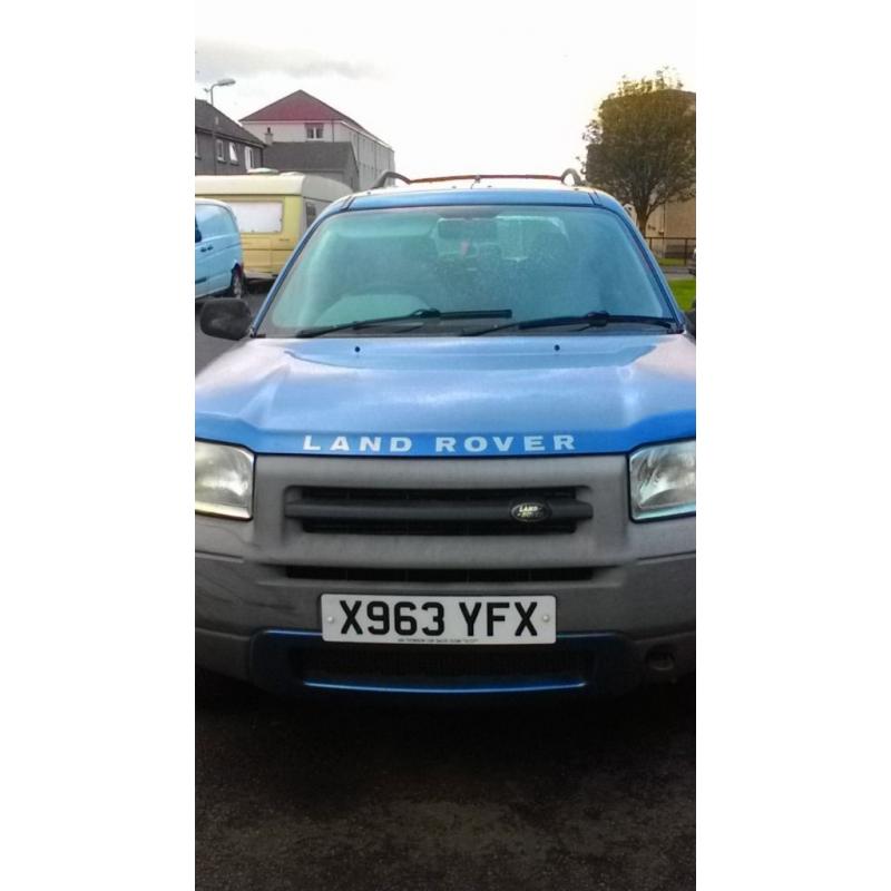 Landrover freelander td4 2001 semi auto