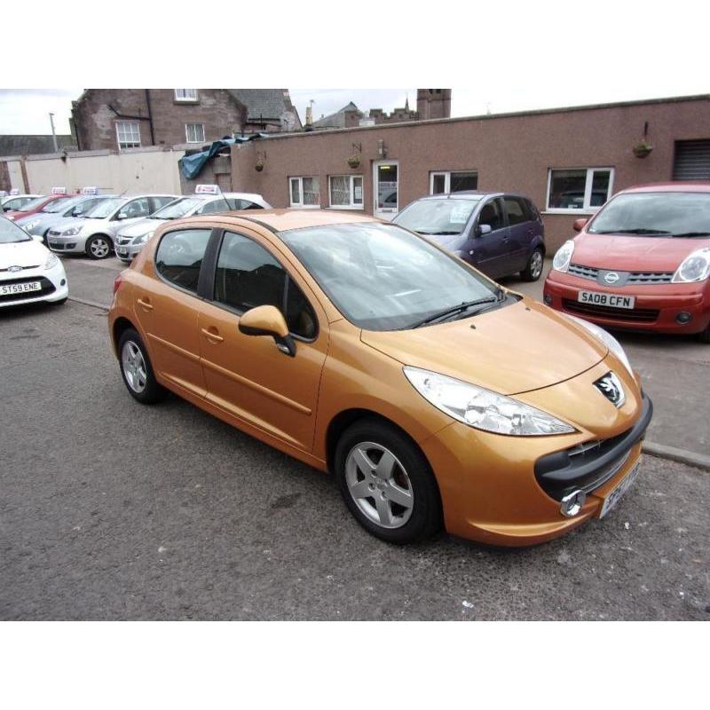 PEUGEOT 207 1.4 sport 2007 Petrol Manual in Orange