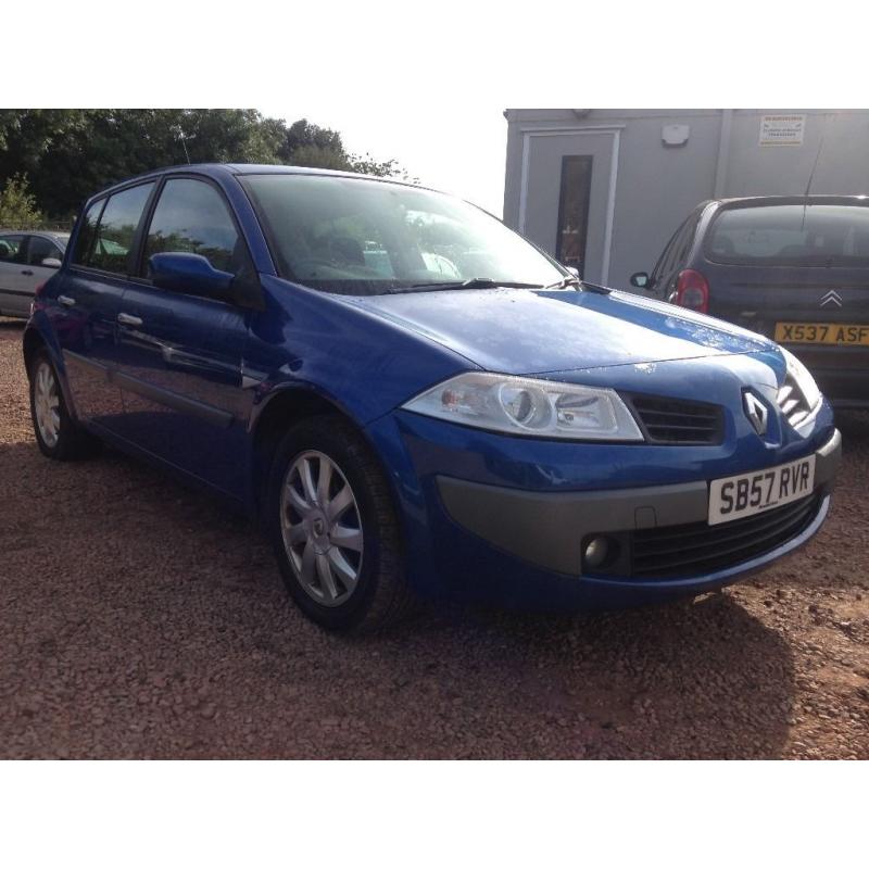 2007 RENAULT MEGANE 1.4 ONLY 96,000 MILES! 1 YEAR MOT!! IMMACULATE CONDITION!