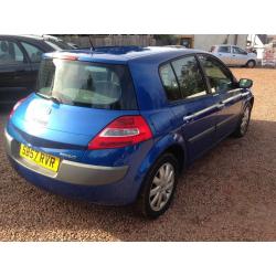 2007 RENAULT MEGANE 1.4 ONLY 96,000 MILES! 1 YEAR MOT!! IMMACULATE CONDITION!