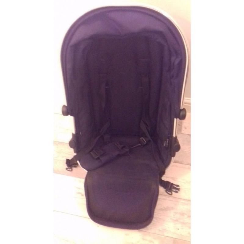 Icandy peach 2 blossom bottom seat and adaptors to change into double buggy
