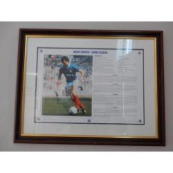 Davie Cooper - Rangers Legends framed picture. Limited edition
