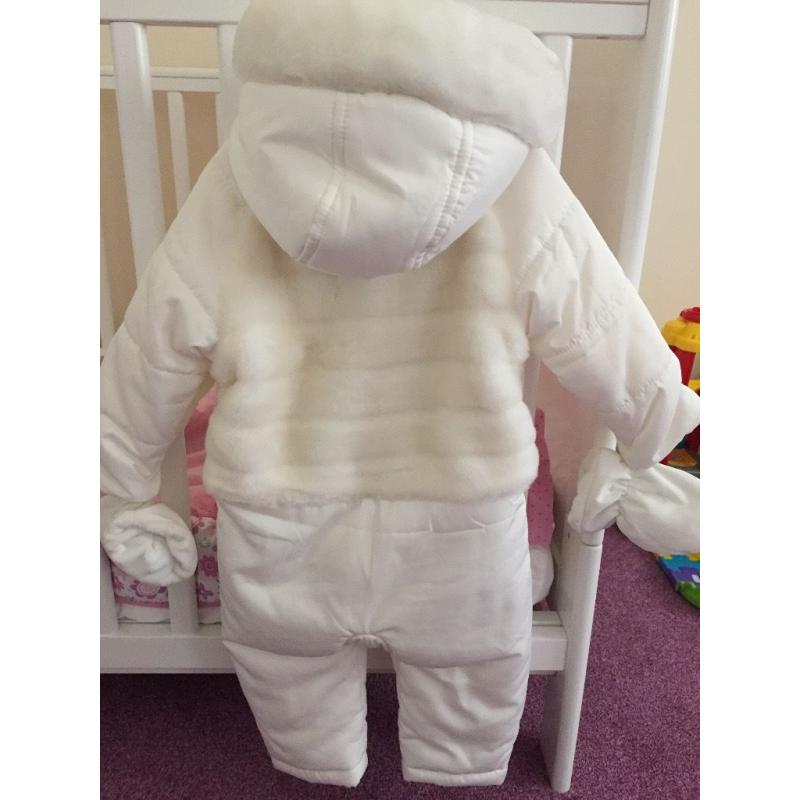 Ted baker snowsuit age 9-12 months