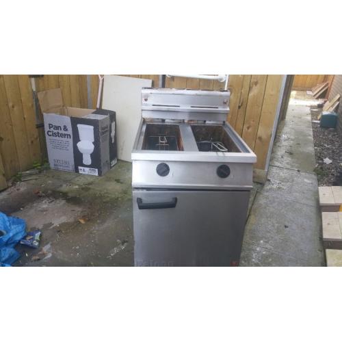 Falcon twin basket fryer for sale/BARGAIN!!!
