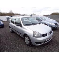 RENAULT CLIO CAMPUS 2008 1.2 3 DOOR SILVER 39,000 MILES ONLY* FULL SERVICE HISTORY M.O.T 12 MONTHS