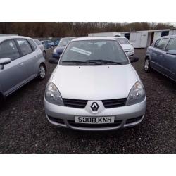 RENAULT CLIO CAMPUS 2008 1.2 3 DOOR SILVER 39,000 MILES ONLY* FULL SERVICE HISTORY M.O.T 12 MONTHS
