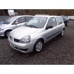 RENAULT CLIO CAMPUS 2008 1.2 3 DOOR SILVER 39,000 MILES ONLY* FULL SERVICE HISTORY M.O.T 12 MONTHS