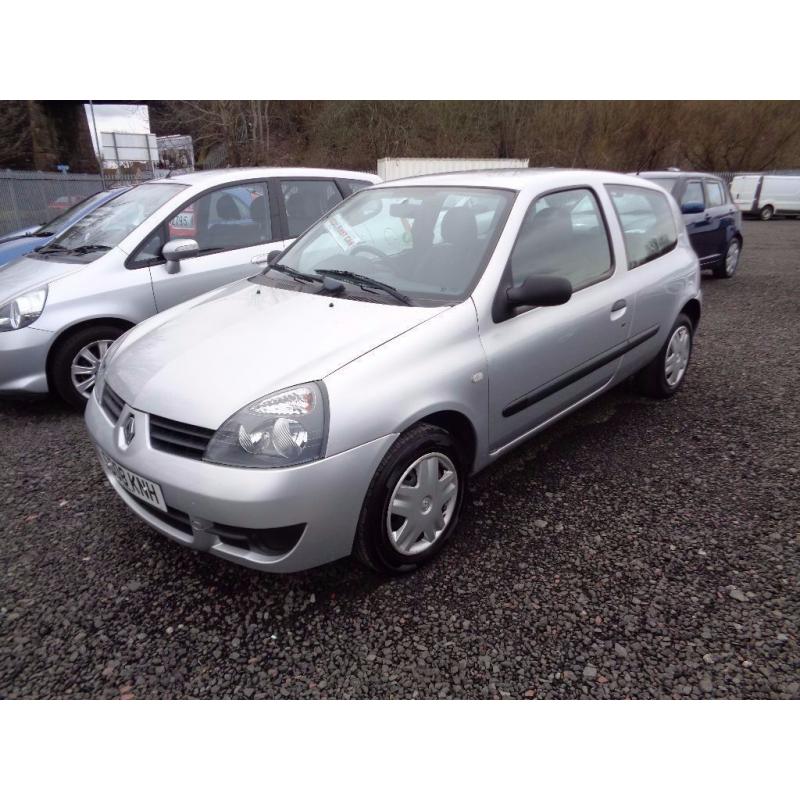RENAULT CLIO CAMPUS 2008 1.2 3 DOOR SILVER 39,000 MILES ONLY* FULL SERVICE HISTORY M.O.T 12 MONTHS