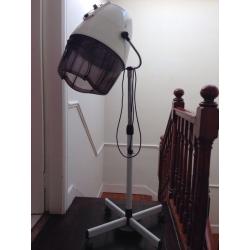 Free standing professional hair dryer