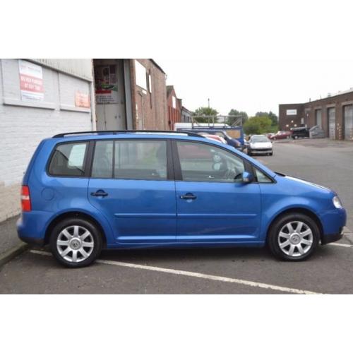 VOLKSWAGEN TOURAN DIESEL 2005 7 SEATER FULL YEAR MOT EXCELLENT CONDITION