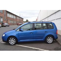 VOLKSWAGEN TOURAN DIESEL 2005 7 SEATER FULL YEAR MOT EXCELLENT CONDITION