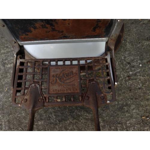 Antique koken barbers chair