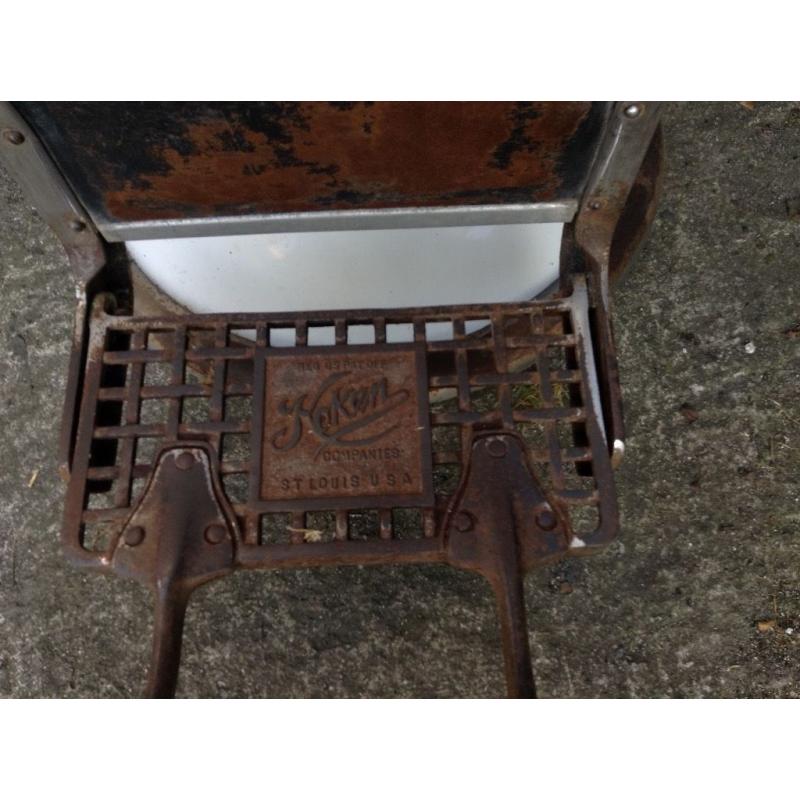 Antique koken barbers chair