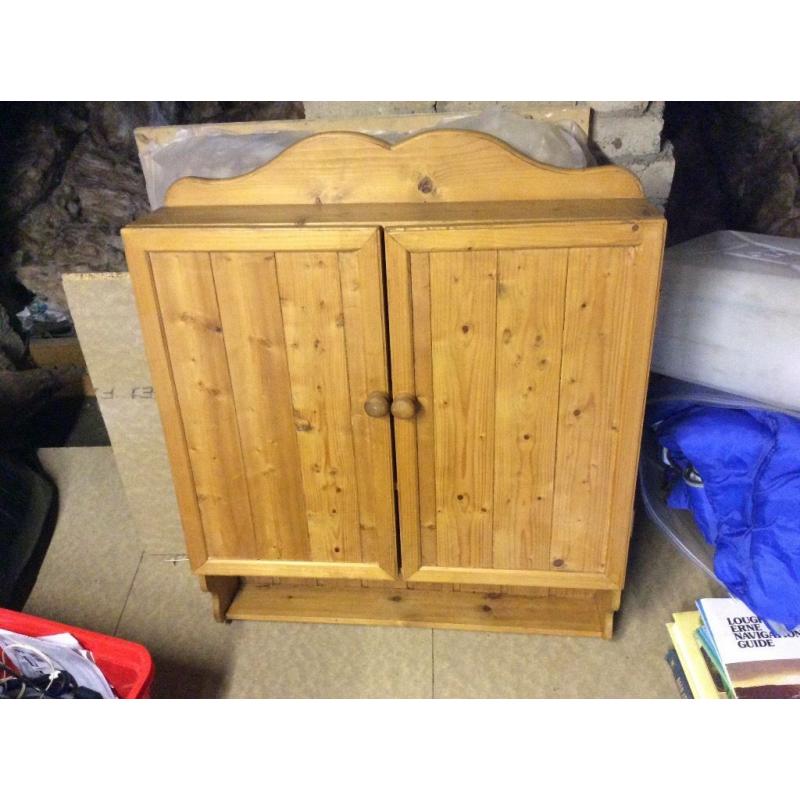 Pine spice cabinet