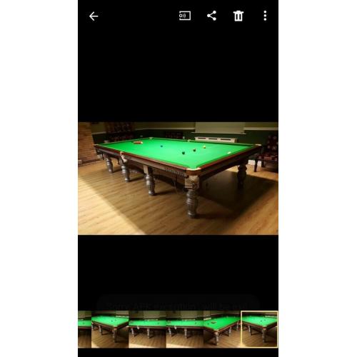 Riley aristocrat pro quality snooker table