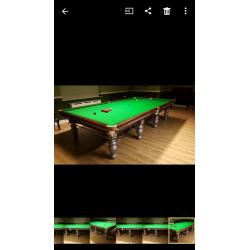 Riley aristocrat pro quality snooker table